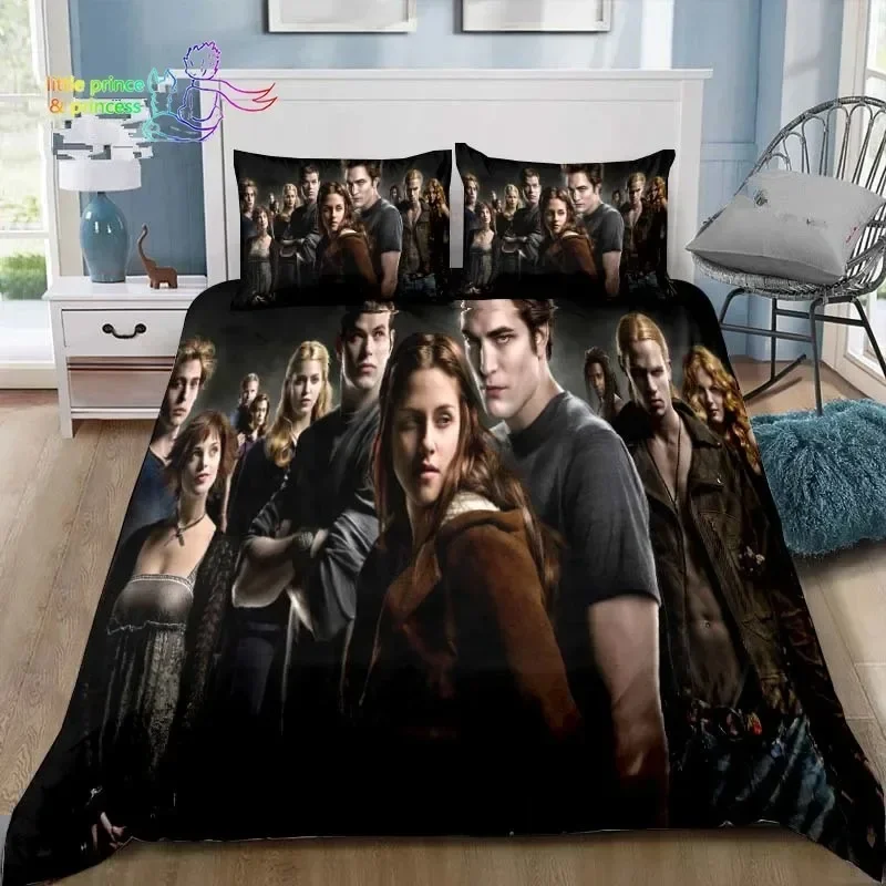 3D The Twilight Saga HD Printed Bedding Set Single Twin Full Queen King Size Bed Set Adult Kid Bedroom