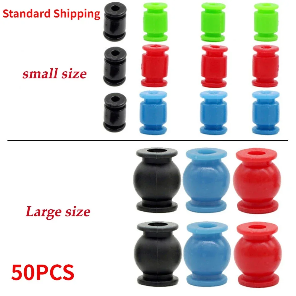 50PCS Anti-Vibration Damping Rubber Ball 17mm / 12.5mm for RC Multirotor Airplane CC3D APM Flight Controller FPV Camera Gimbal