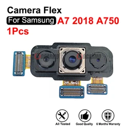 For Samsung Galaxy A750 A7 2018 Rear Main Back Camera Module Flex 24MP+5MP+8MP +Front Camera Replacement Part