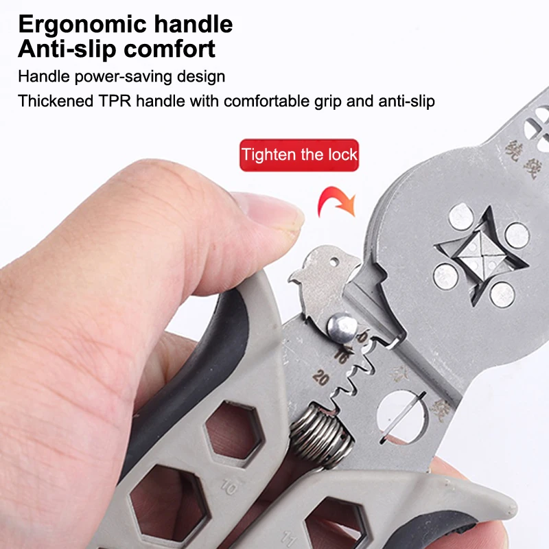 

Multifunctional Electrician Pliers Wire Stripper Wire Separator Cutting Winding Crimping Tool For Cable Repair Installation