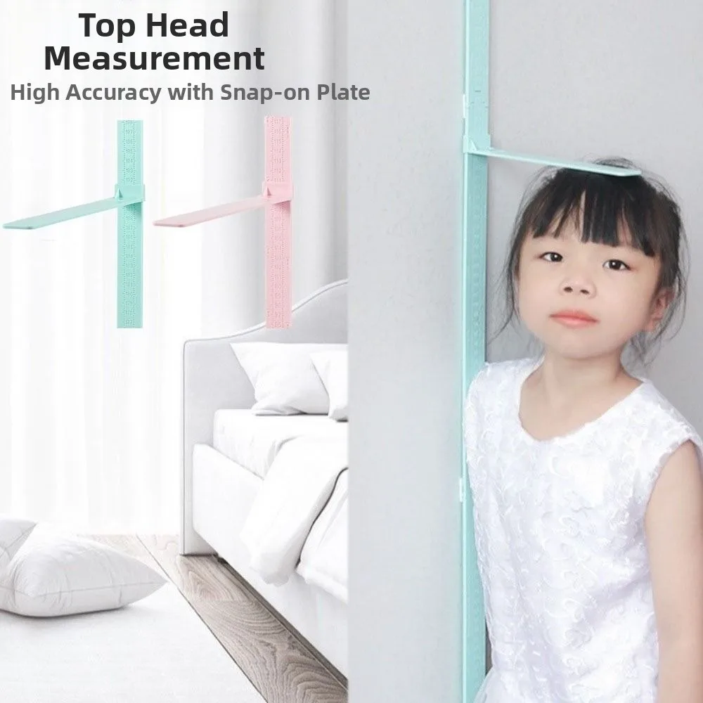 

0-2M Kids Height Ruler Wall Sticker Sliding Measuring Height Measurement Guage Meter Foldable High Precision