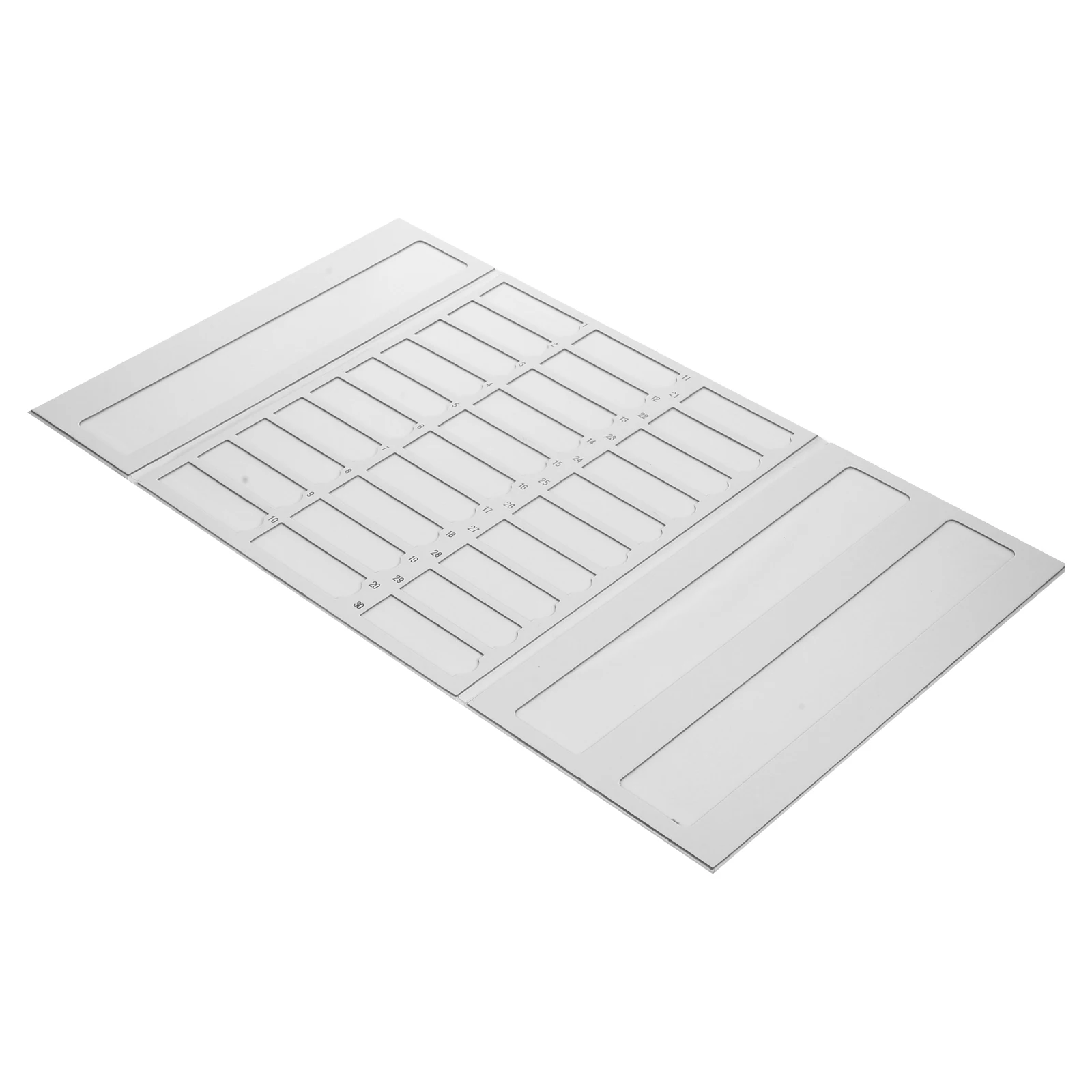 

30 Microscope Operation Boards Lightweight Microscope Slide Storage Holder Drying Holders Teaching Equipment