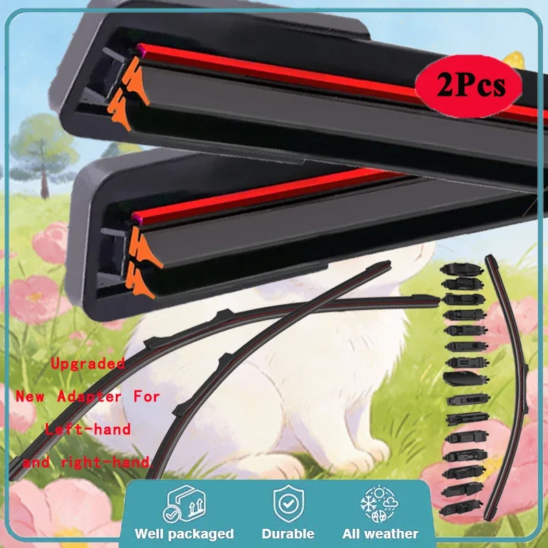 For Toyota Ractis For Subaru Trezia XP120 2011-2017 Car Windshield Wiper Blade Front Windscreen Brushes Washer Accessories