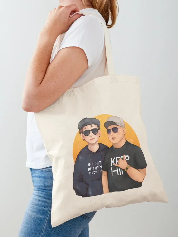 The boys are back in town Tote Bag cute pouch bag bags luxury women Shopper handbag canvas tote bags