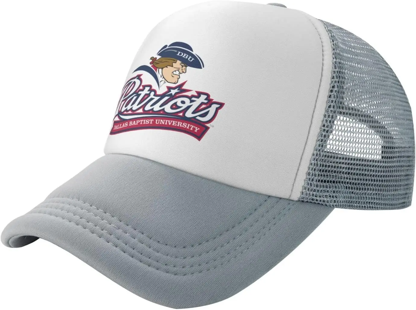 Dallas Baptist University Logo Trucker Hats for Both Men and Women - Mesh Baseball Snapback Hats