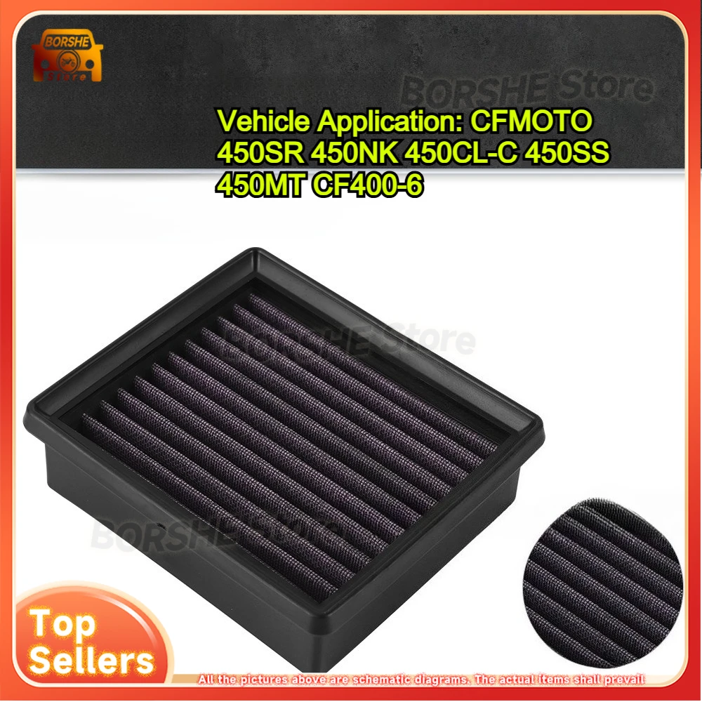 

suitable for the modification of air filters air filter elements and filters of the Chunfeng 450 CFMOTO 450SR 450NK 450MT