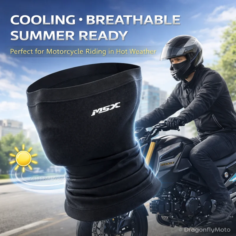 

For Honda Grom125 MSX125 MSX125SF Grom 125 MSX 125SF 2013-2022 Motorcycle Windproof Summer Cycling Face Cover Neck Tube Custom