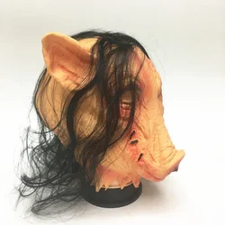 Halloween Performance Props Mask Pig Head Spoof Horror Headgear Ghost