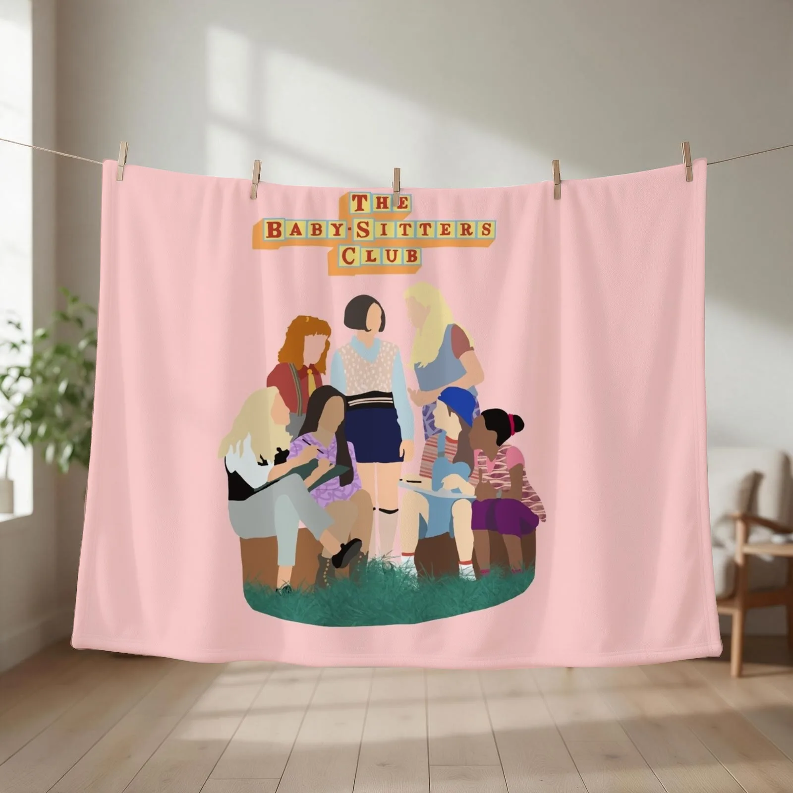 The Baby-Sitters Club Throw Blanket couch cozy soft plush fuzzy picnic outdoor blanket