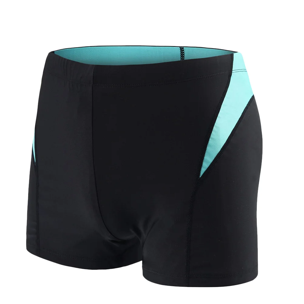 Swim Trunks Adults Swimwear Men Boardshort Swimsuits Double Color Design Black Xl Breathable Good Elastic Fast Dry