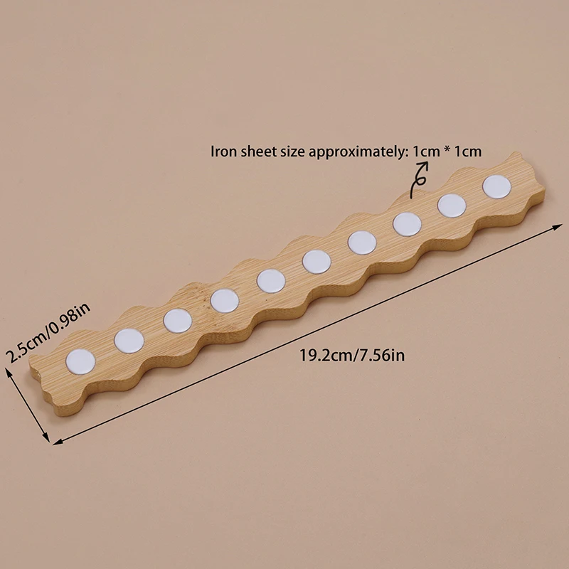 Support magnétique en bois pour ongles, présentoir de faux ongles, support de pratique pour Salon d'art, outils de pratique des ongles pour débutants