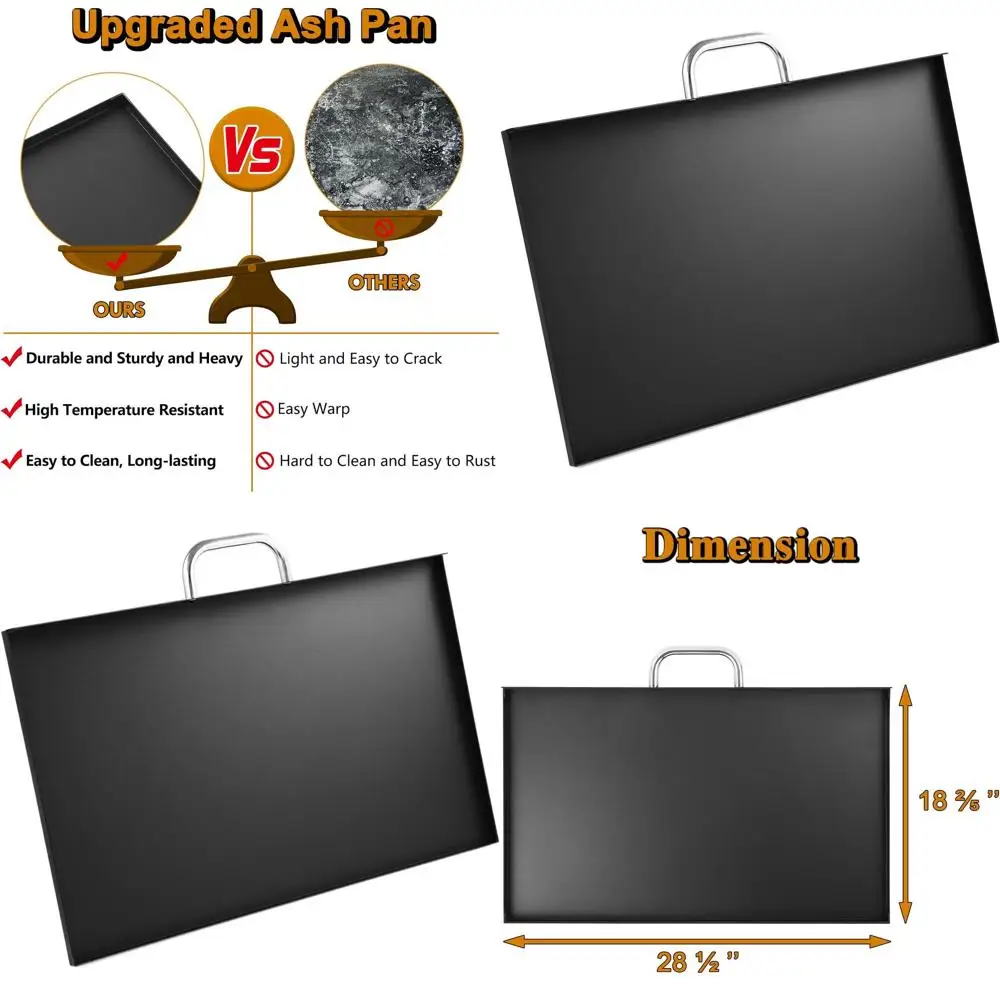 

Dyna-Glo DGN576SNC-D Charcoal Grill Ash Pan Replacement for DGN576DNC-D, DGO576CC, DGN576DNC-DC, 403-03005-01 & Master Forge MFJ