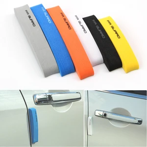 Universal 4pcs Puerta de automóvil Protector de protección Scratch Protector Protector Pegatinas de goma Autom Leator Protection ACCESORIOS DE CAR 8 mejores ventas de moho de silicona palestina - №8