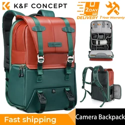 K&F Concept 20L Camera Backpack Lightweight Large Capacity Camera Bags With Rain Cover For 15.6 Inch Laptop DSLR Cameras