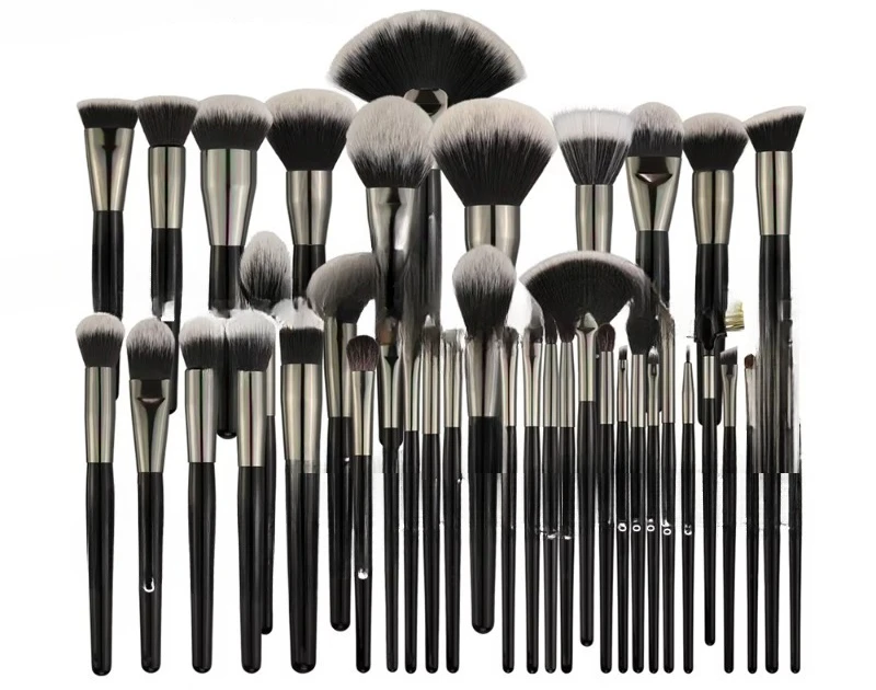 

Makeup brush set Cosmetics Black Mountain wool blend brush