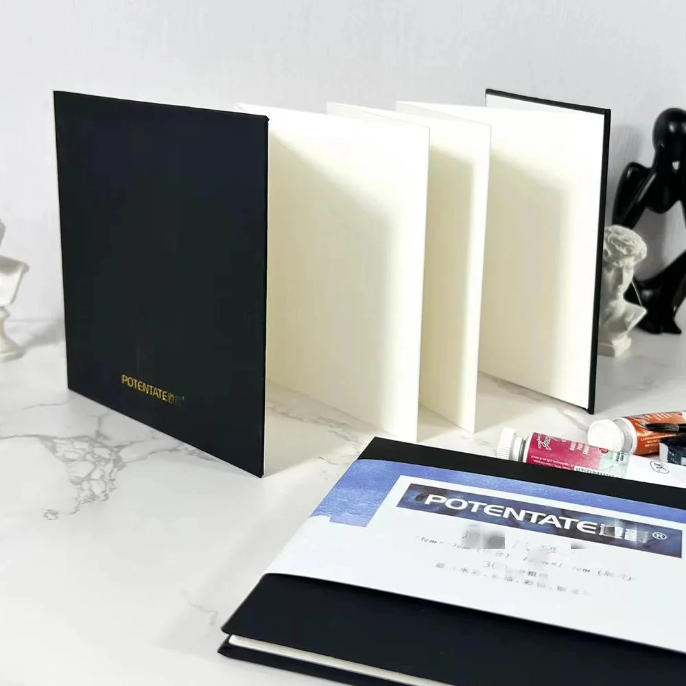 

300Gsm Watercolor Sketch Notebook Folded Drawing Pad Organ Cold Press Paper for Designer Drawing Artist Student Art Supplies