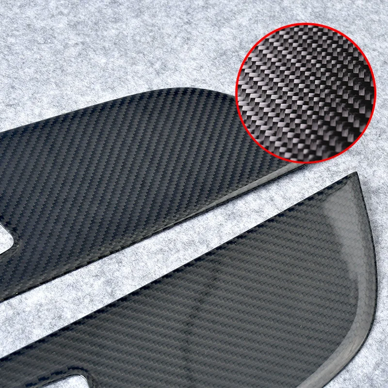 Real Carbon Fiber For Mercedes Benz A CLA Class W177 V177 C118 W118 CLA45 A35 A45 2020 Car Side Door Seat Panel Cover Trim