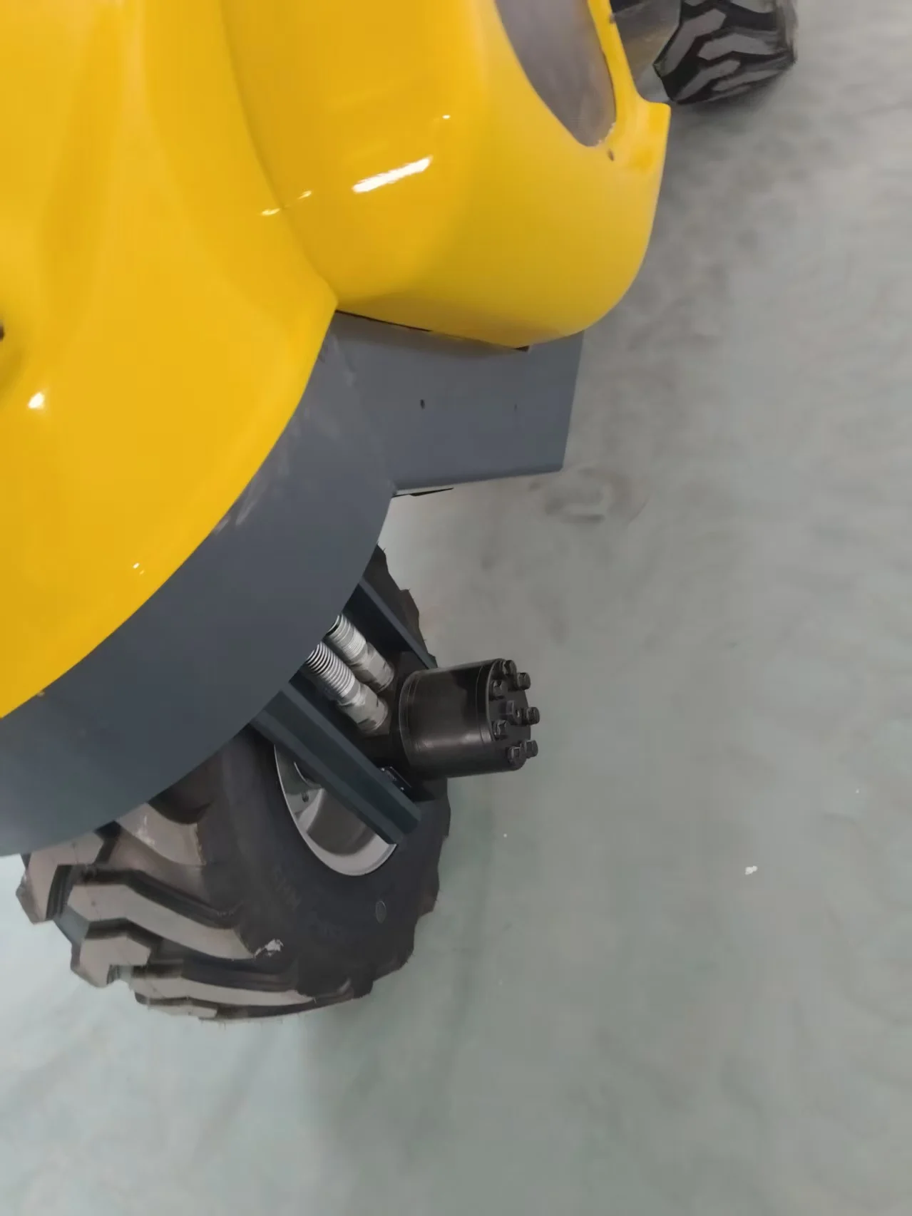 Farm building compact small hydraulic wheel micro three wheel sliding loader for sale new product