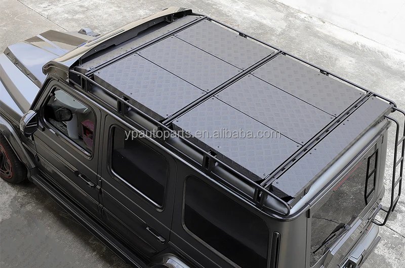 G-class W464 4x4 Roof Luggage Rack with Rear Ladder New G-wagon Facelift Parts for G63 G500 G350 W464