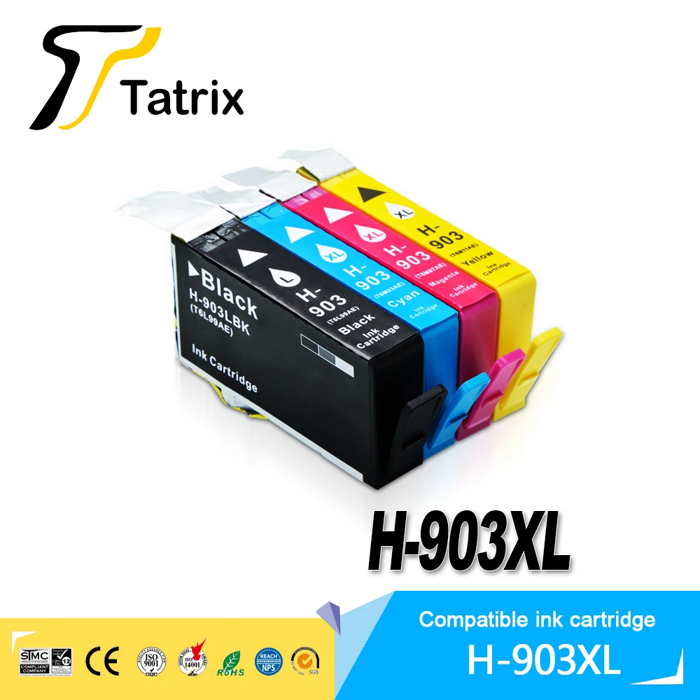 

For HP903 XL HP903XL BK/C/M/Y New Full Ink Cartridge For HP Officejet Pro 6960 6961 6963 6964 6965 6966 6968 6970 6971 6974 6975