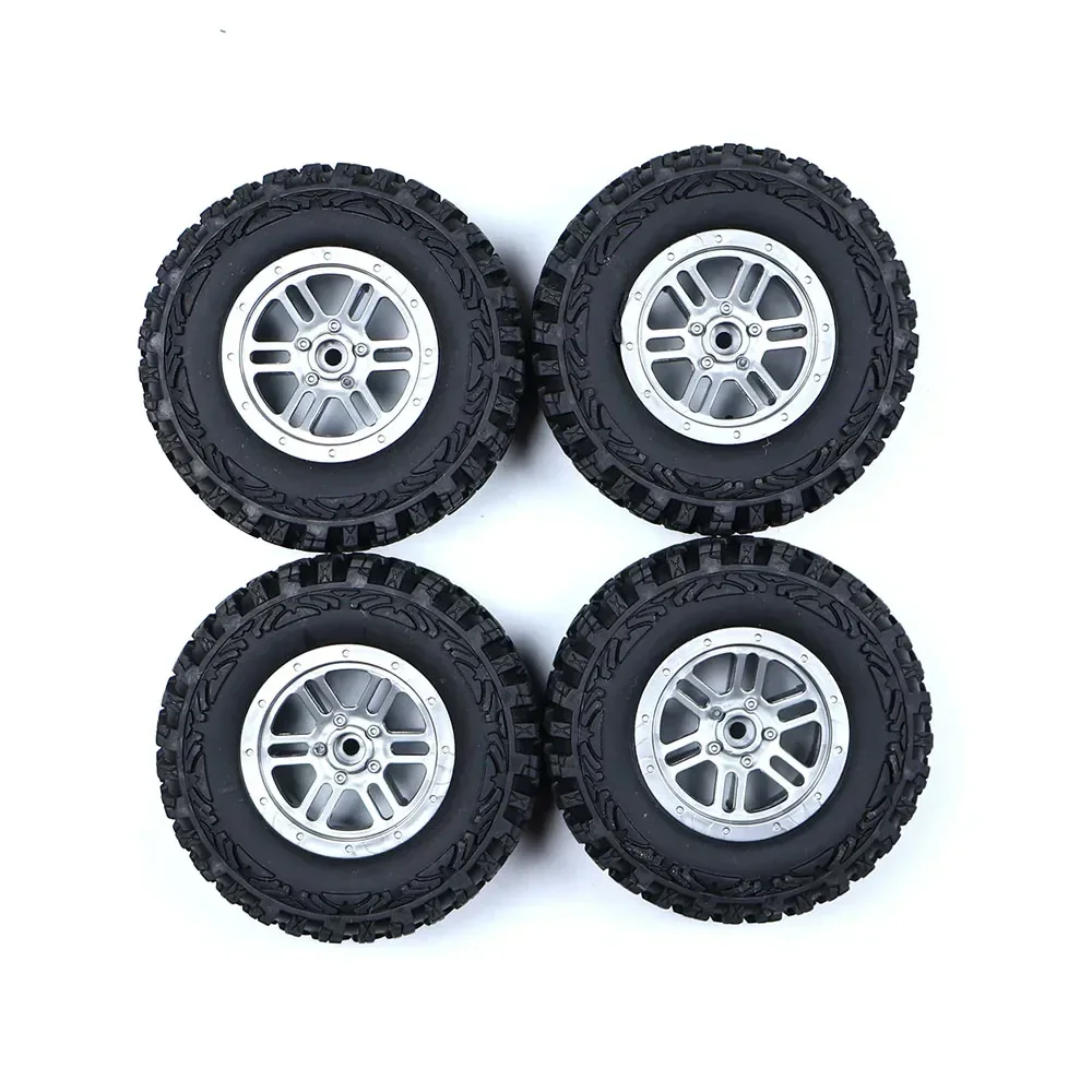 4PCS 1/18 60mm Diameter 24mm Width Tires 6.5mm Hex RC Car Part