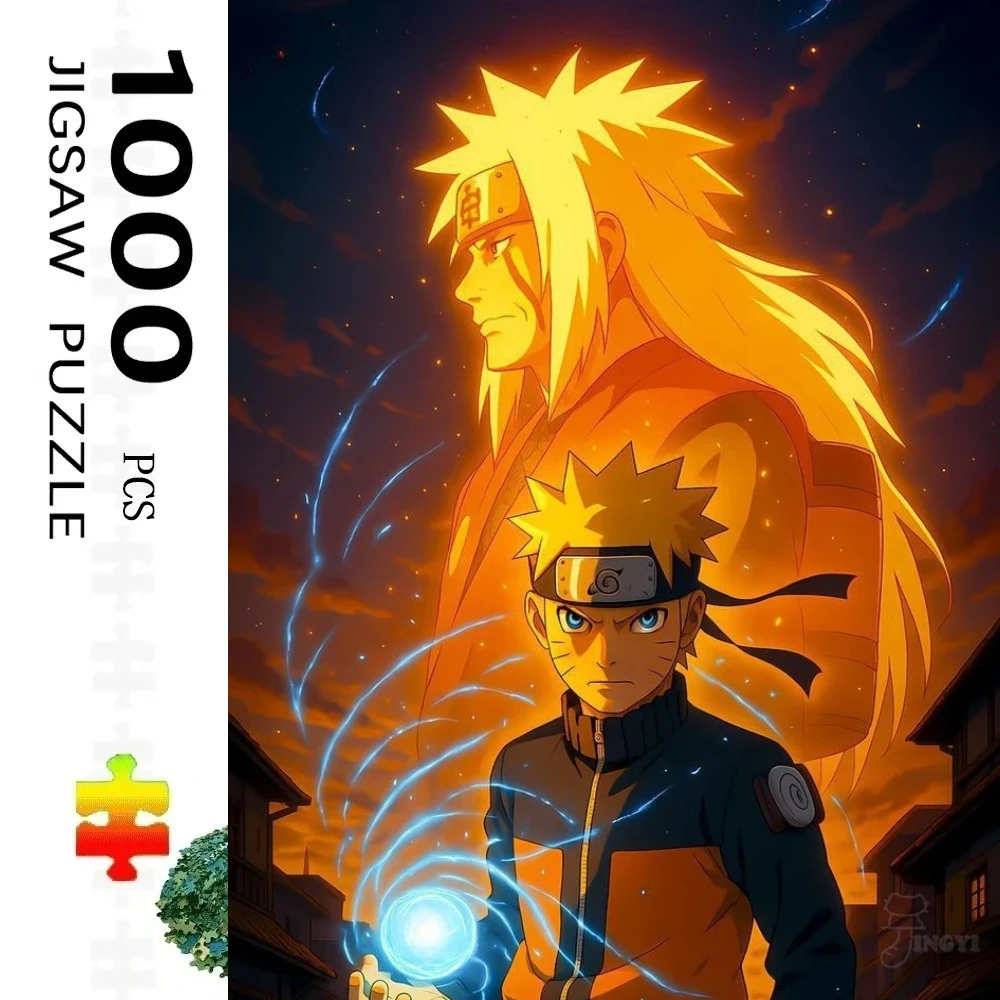 

500 Pieces Jigsaw Puzzle for Adults Characters Naruto Paper Puzzles Home Decor Wall Display Festival Gift