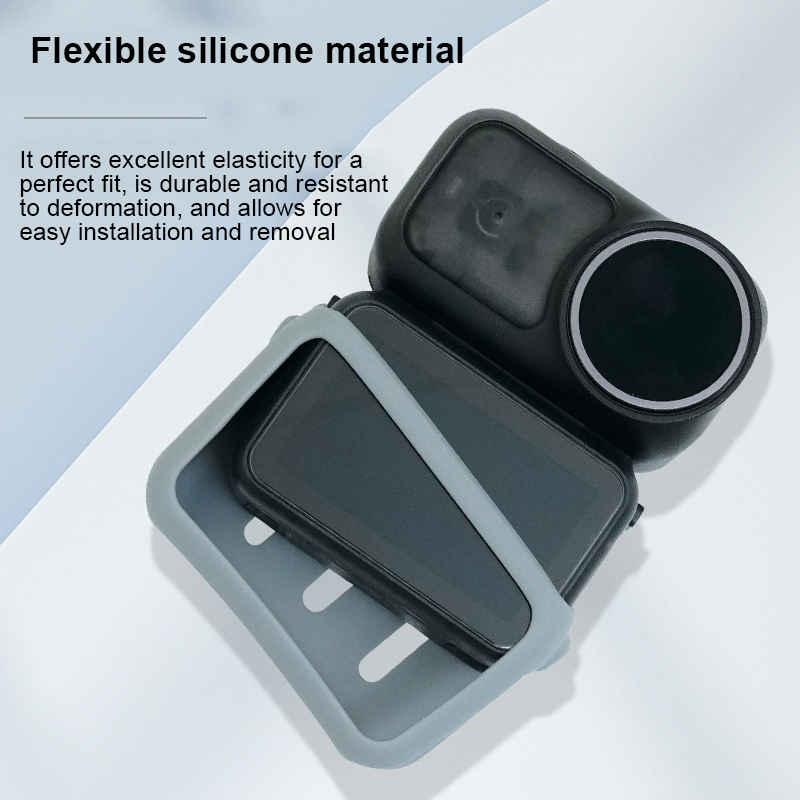 

Silicone Sleeve Case for dji osmo nano Soft Protective Case Battery Side Open All-Round Protect Action Camera Accessories