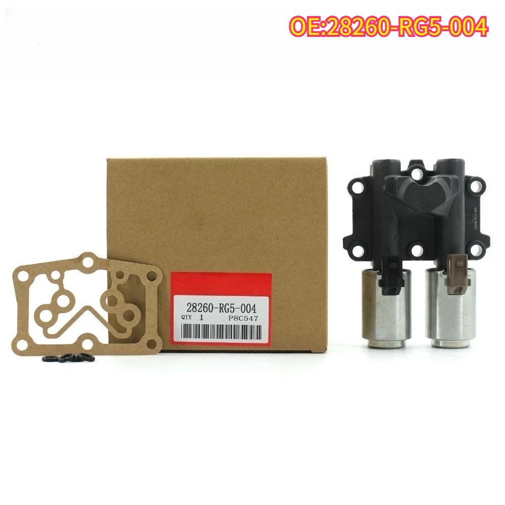 

High quality New For 28260-RG5-004 Transmission Dual Linear Solenoid with Gasket For HONDA CIVIC FIT 28260RPC004