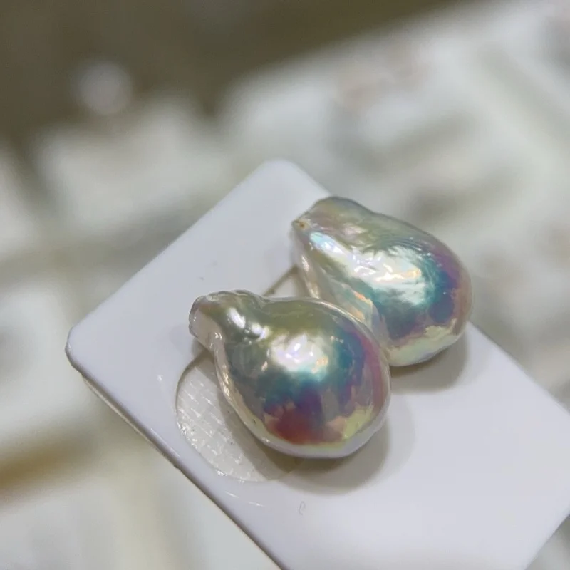 

Серьги SGARIT из стерлингового серебра 925 пробы неправильной формы, 100% натуральный пресноводный жемчуг в стиле барокко, INS, ювелирные изделия, подарок для женщин