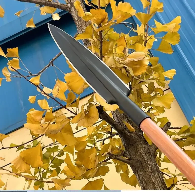 

Horticultural Pointed Shovel, All Steel, Boar Spear, Multi Functional, Outdoor Tool, Mountain Cutting, Firewood Chopper