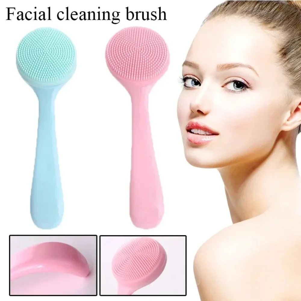 Soft Silicone Facial Cleansing Brush Face Scrub Deep Clean Brush Facial Wash Face Massage Clean Brush Beauty Skin Care Tools