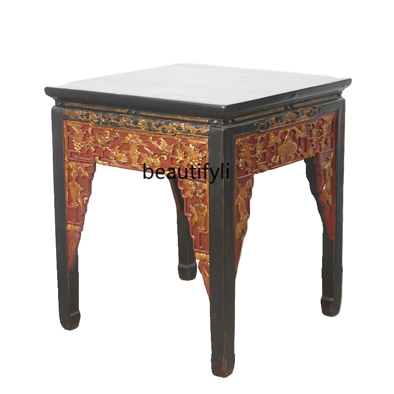 

Solid Wood Chinese Style Console Tables Console Antique Distressed Living Room Tea Table Tea Table