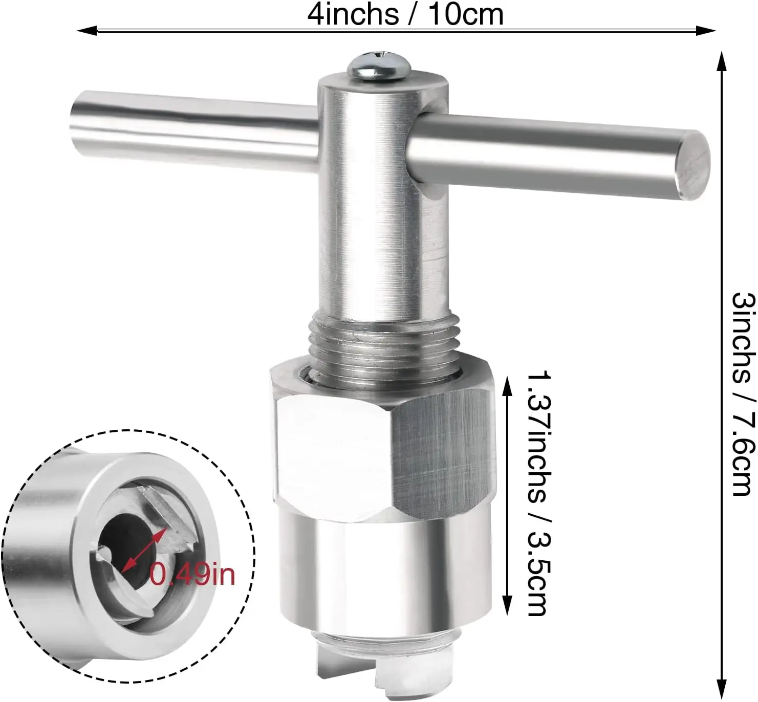 Cartridge Puller Tool For Moen Sink Shower Bathroom Tub Faucets Install Repair Removal for Brass and Plastic Cartridges