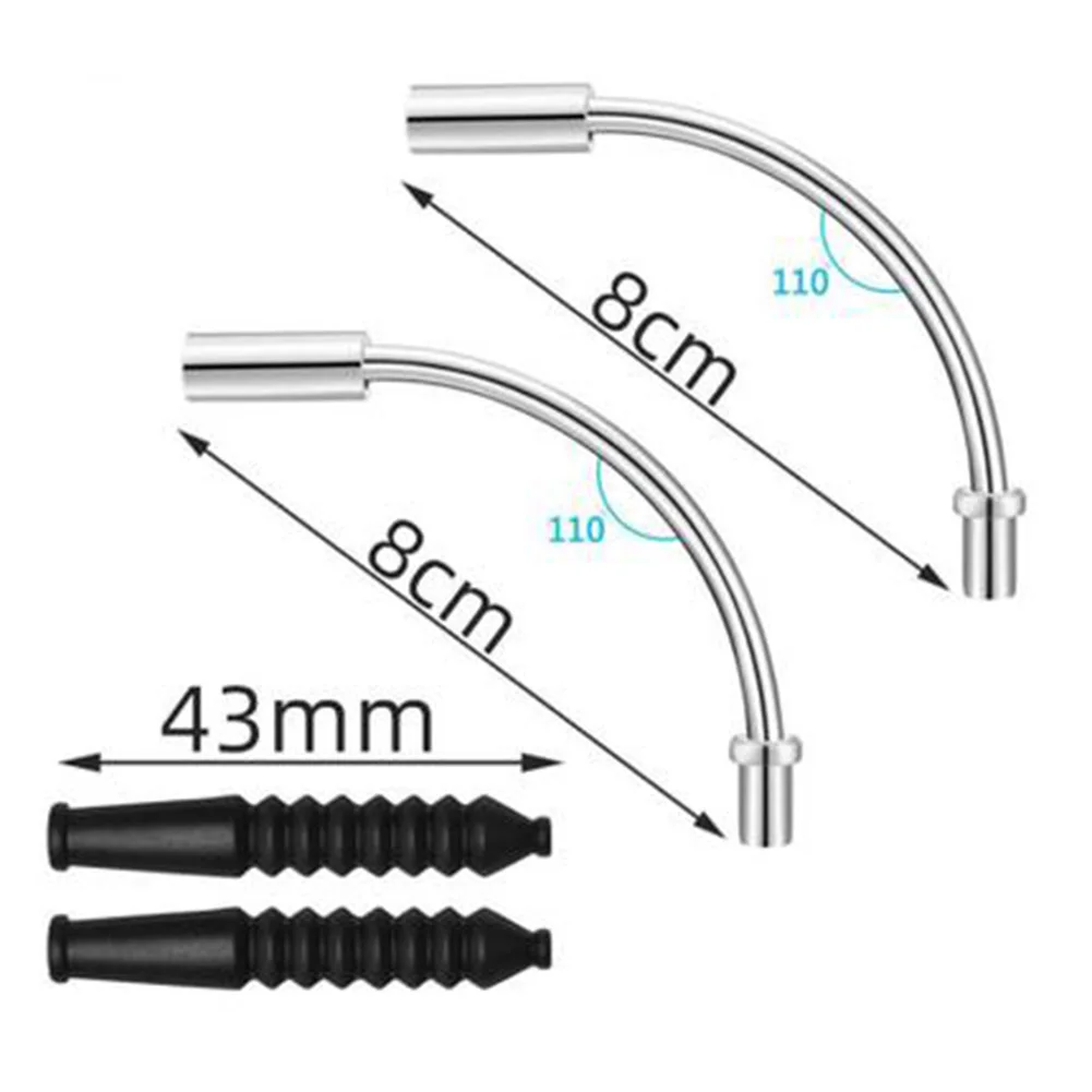 10 مجموعات دراجة الفرامل الخامس الفرامل المعكرونة وخرطوم مطاطي سهلة الفك وتثبيت الغبار الغبار مقاومة للاهتراء