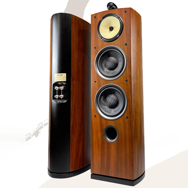 

Balenald BA-8 Home Theater Nautilus Audio Dual 8-inch Bass Fever HiFi Three-way Floorstanding Passive Home Theater Speakers