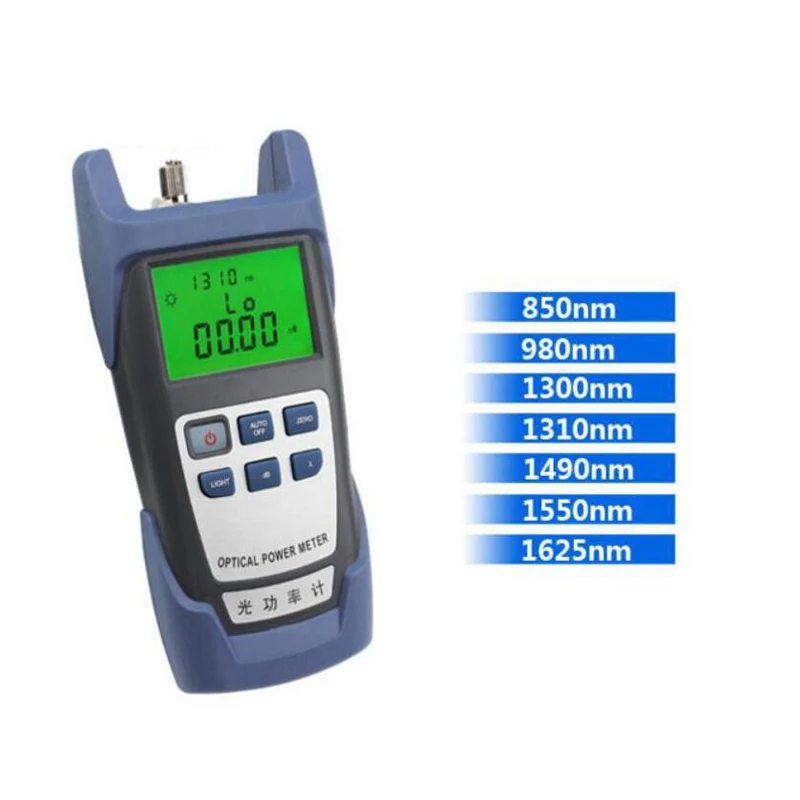 18 in 1 FTTH Fiber Optic Splice Tool Kit with Optical Power Meter and 10MW Visual Fault Locator SKL-6C Optical Fiber Cleaver