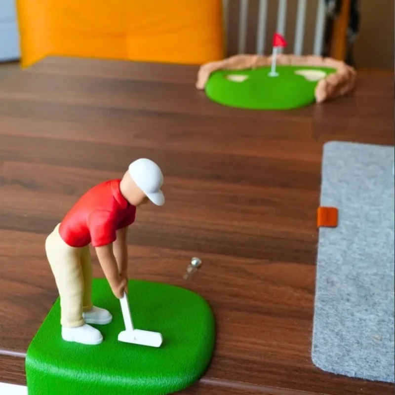 Desktop Golf Gen 2 – Mini Putting Game for Office Desk, Funny Gifts for Men Dad Him, Tabletop Sports Game