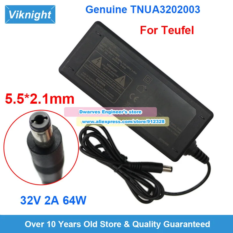 

Genuine TNUA3202003 AC Adapter 32V 2A APS-A0603202002WD-G for Teufel CINEBAR 30 SOUNDBAR CB 11 SB CINEBAR 11 2020 CINEMA 11