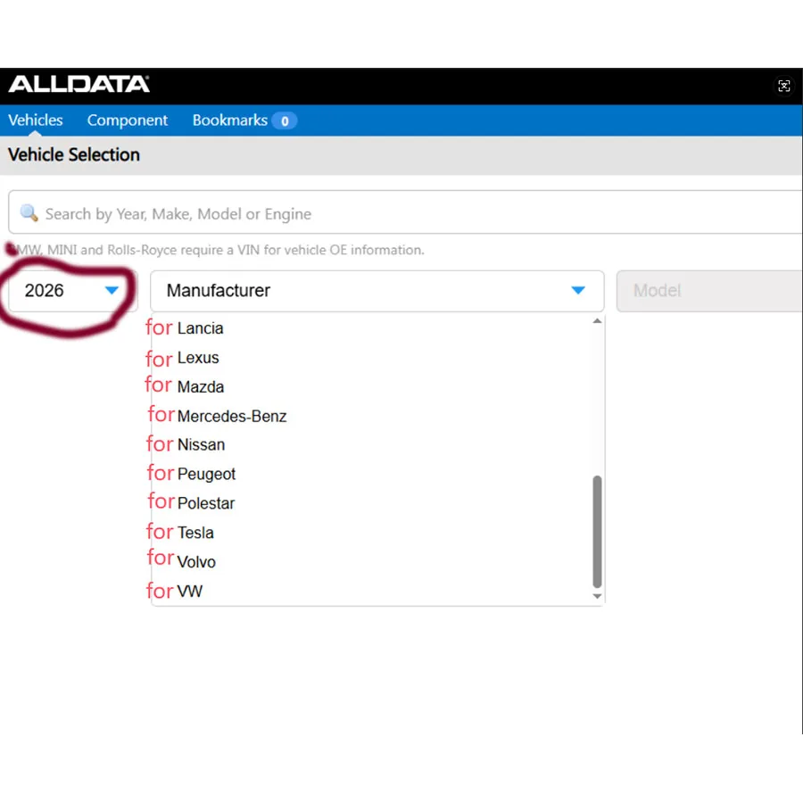 

2027 Alldata EU Online Account Car Repair Software US Car Data Workshop Wiring Diagram Support Mobile PC Login for All Data