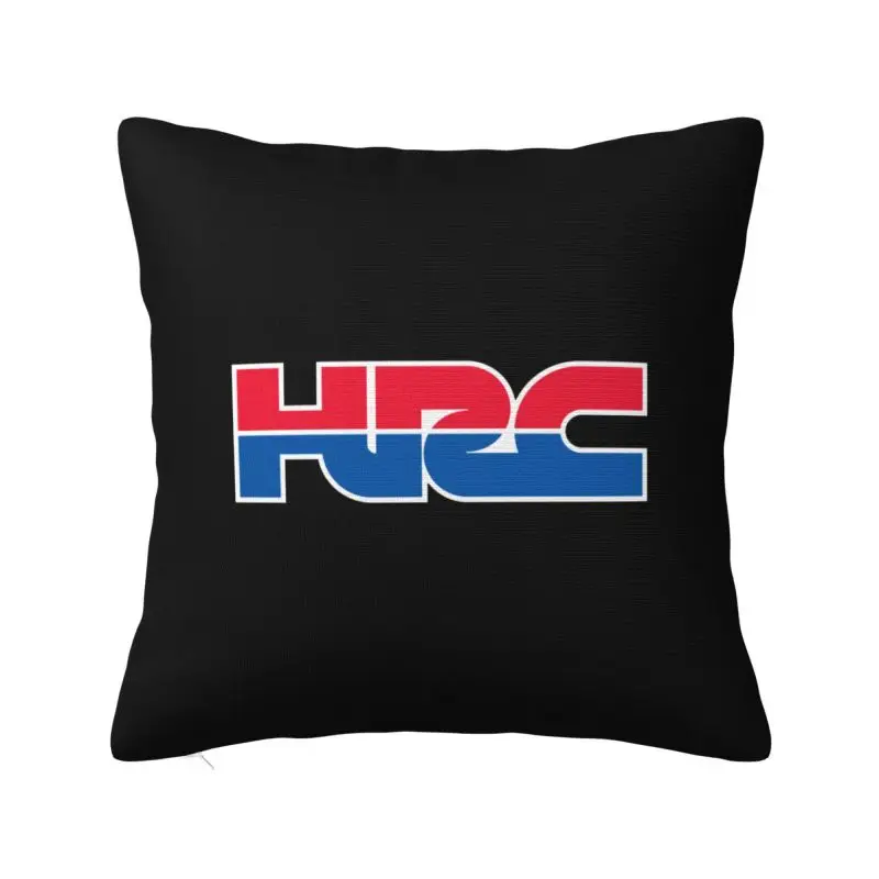 Custom Motorcycle-Hondaes HRC Motor Racing Cushion Cover Soft Cute Pillow