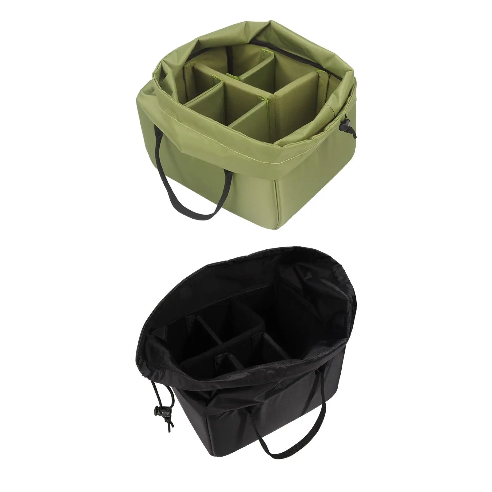 Camera Insert Bag Lens Pouch for DSLR Slr Hiking Handbag Adjustable Travel Protective Bag Camera Case Insert Lens Storage Bag