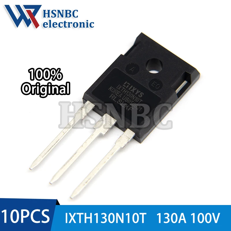 10PCS IXTH130N10T 130N10 TO-247 130A 100V N-channel Power MOSFET Transistor 100% New Original