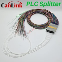 5/10/20pcs/lot 1x2 1x4 1x8 1x16 Without Connector Cable Fiber Optic PLC Splitter Bare Fiber 0.9mm Blockless Splitters
