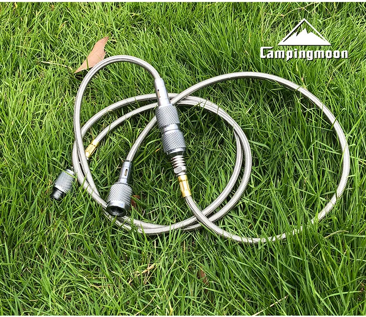 50/100CM Outdoor Camping Gas Stove and Gas Canister Extent Hose Connector with Valve