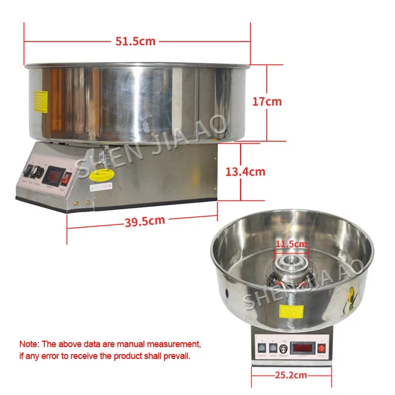 110/220 فولت التجارية آلة حلوى القطن لتقوم بها بنفسك الحلوى الخيط خط صانع الفولاذ المقاوم للصدأ الكهربائية نسج آلة السكر CC-3803