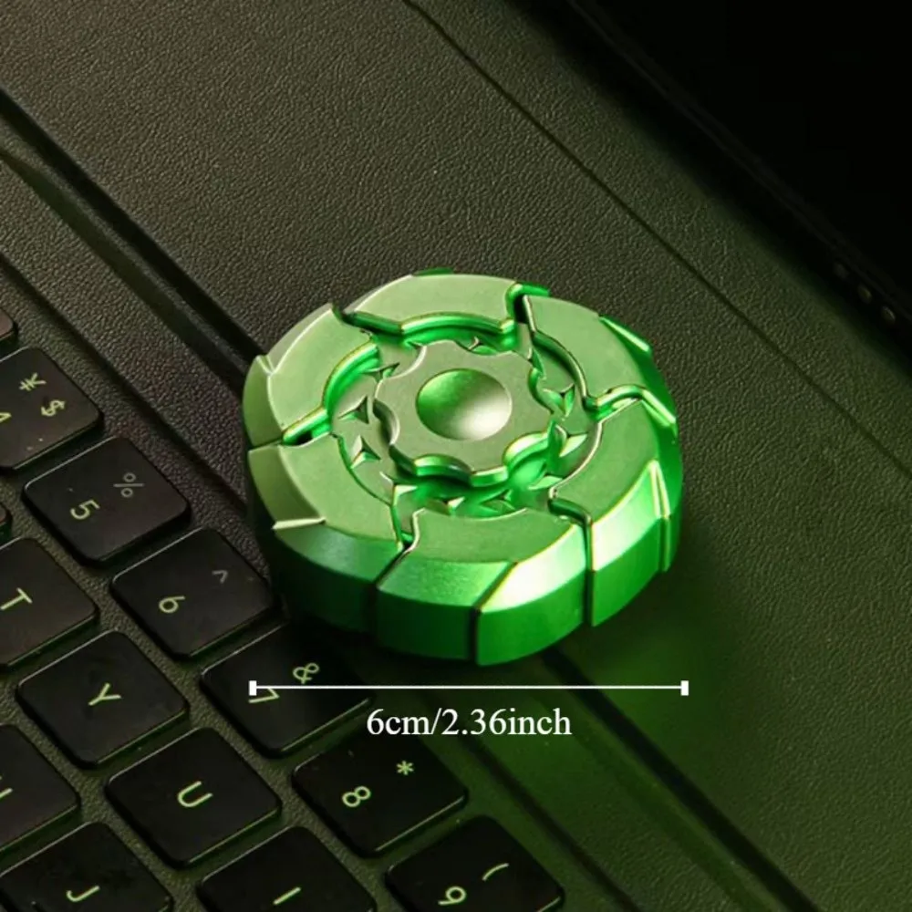 Fidget Spinner lumineux, conception de rotateur, roulement silencieux, pignon du bout des doigts 360 °   Jouet gyroscopique rotatif