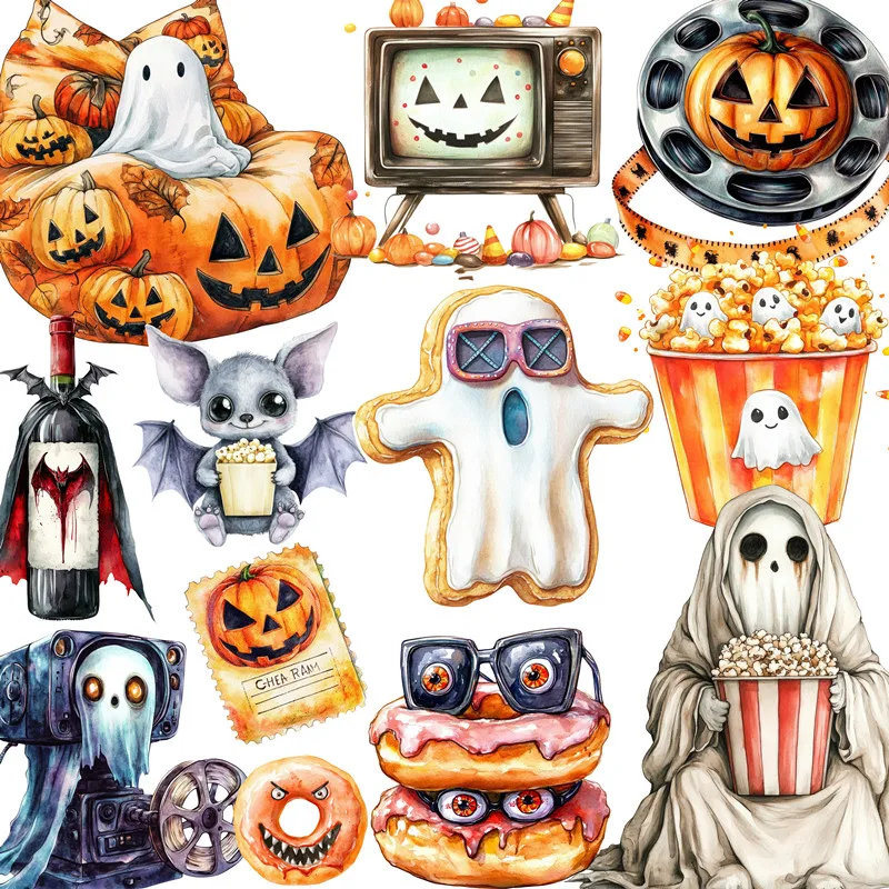 

Movie Halloween Stickers Crafts And Scrapbooking stickers kids toys book Decorative sticker DIY Stationery
