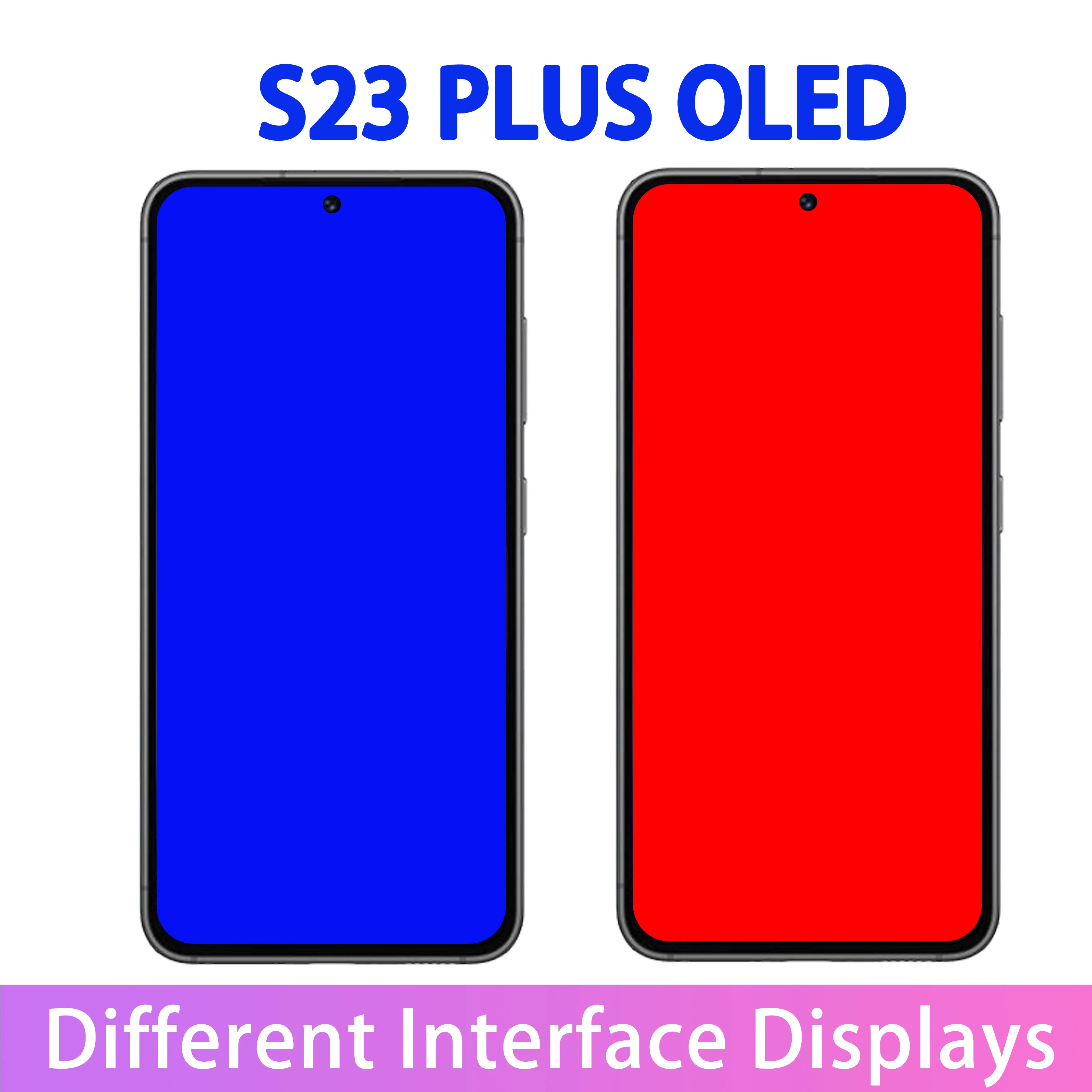 Super nuevo OLED para Samsung Galaxy S23 + pantalla para S23 Plus 5G S916 S916B S916u Digitalizador de pantalla táctil con marco sin defectos