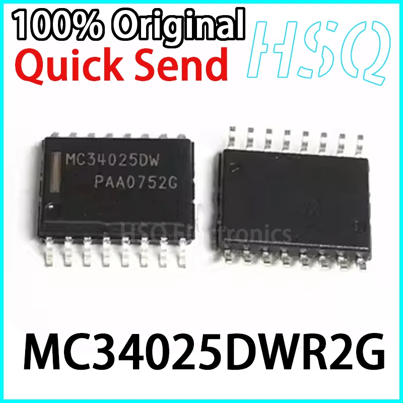 1PCS New MC34025DWR2G MC34025DW SOP16 Package Switching Controller Chip Original