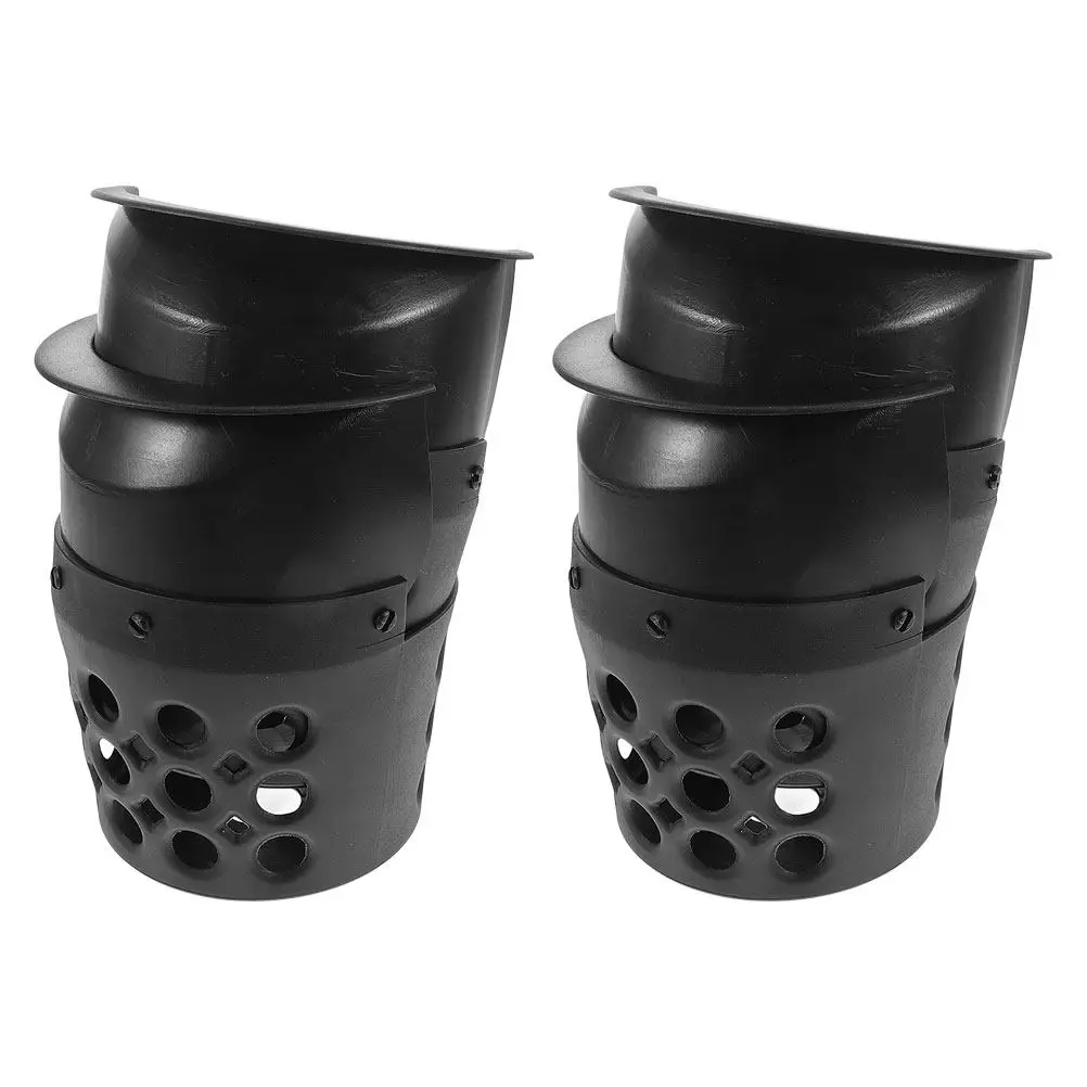 

4Pcs American Pool Table Accessories Heavy Duty Plastic Web Drop Pockets Black Billiards Net Bag Pool Table Pocket Replacement